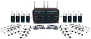 VocoPro MIB-QUAD-8 BodyPack, 8 Channel Wireless Headset/Lapel Mic-In-Bag Package