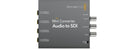 Blackmagic Mini Converter SDI to Audio, SDI/HD-SDI/ 3G-SDI audio de-embedder to 8 ch AES/EBU or 4 ch analog audio
