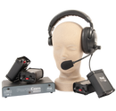 Anchor Audio Portacom 4 User Pack (w/ cables), Portacom Four User Pack (With Cables) 4 BP-2000, four headsets, PC-2000, carrying case, and 4 EX-50M