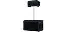 QSC LS218 pole mount with LA112