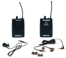 VocoPro SilentPA-IN-EAR-AIR, Professional PLL Wireless In-Ear Monitor Package with Transmitter and Receiver