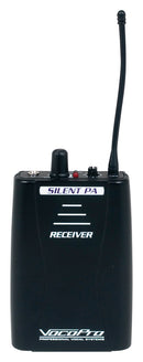 VocoPro SilentPA-RX, 16CH UHF WIRELESS AUDIO BROADCAST SYSTEM (Bodypack Receiver)
