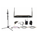 VocoPro SingerSongwriter-Headset, Digital UHF PLL Wireless System with Guitar Transmitter and Headset Microphone with Wireless Bodypack