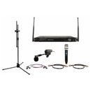 VocoPro SingerSongwriter-Instrument, Digital UHF PLL Wireless System with Instrument Transmitter and Handheld Vocal Microphone