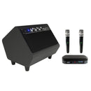 VocoPro SmartOke-Pro, DSP Karaoke Mixer with Two Wireless Microphones and 100W 2.1 Powered Vocal Speaker with Built-In Subwoofer for SmartTVs and Tablets