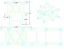 Global Truss SQ-4129, F34 3-Way T-Junction
