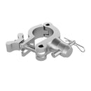 Global Truss ST-824, Side Entry Clamp with Reversed Elbow and Half Coupler