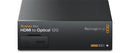 Blackmagic Teranex Mini Optical to HDMI 12G, Convert from copper or optical fiber SDI to HDMI in all SD, HD and Ultra HD formats up to 2160p60