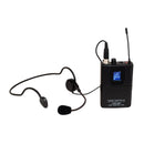 VocoPro UDX-DUAL-BODYPACK - Professional Digital UHF PLL Wireless Mic System with Two Headset Mics and Bodypack Transmitters - View 1