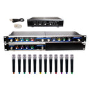 VocoPro USB-Acapella-12 - 12 channel wireless microphone/USB interface package