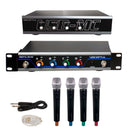 VocoPro USB-Acapella-4 - 4 channel wireless microphone/USB interface package