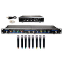 VocoPro USB-Acapella-8, 8 channel wireless microphone/USB interface package