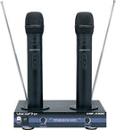 VocoPro VHF-3300 - 2 Channel VHF Rechargeable Wireless Microphone System