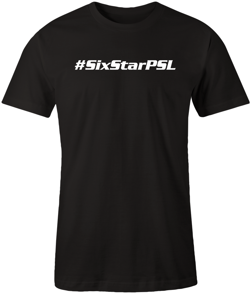#SixStarPSL White Logo T-shirt