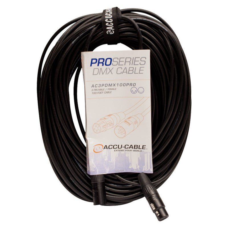 Accu-Cable AC3PDMX100PRO