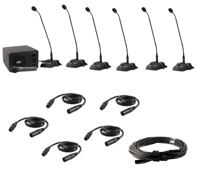Anchor Audio CM-6W - CouncilMAN Six User Wireless Package