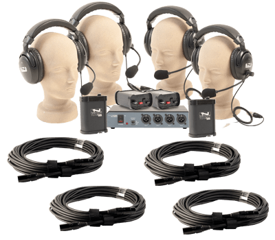 Anchor Audio COM-40FC/C - PortaCom Four User Package with Cables