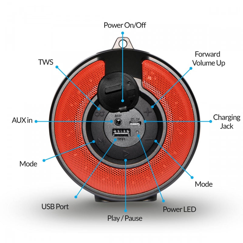 Axess SPBL1010 SILVER Wireless BT