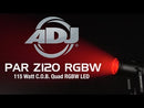 ADJ PAR ZP120 RGBW (POLISHED)