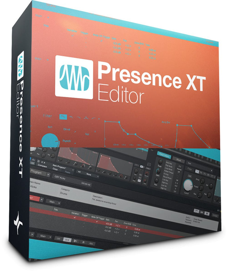 PreSonus Presence XT Editor